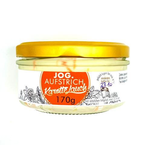 Joghurtaufstrich Karotte-Lauch 170g