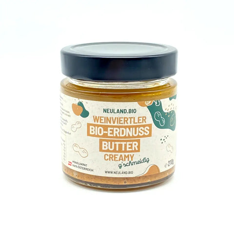 Bio Erdnussbutter crunchy 210g