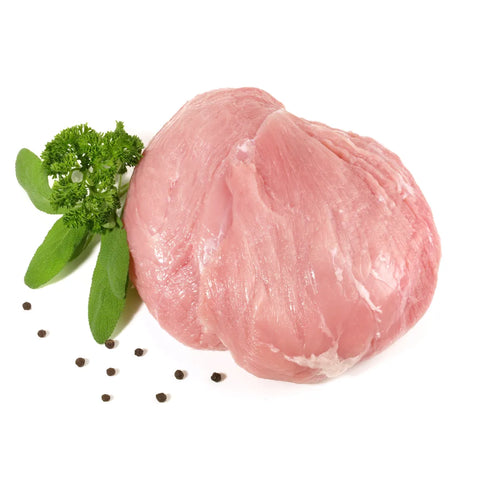 Bio Schnitzelfleisch im Ganzen vom Freilandschwein